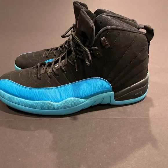 Nike Air Jordan 12 Retro Black Turbo Green Size 12 - Picture 9 of 16